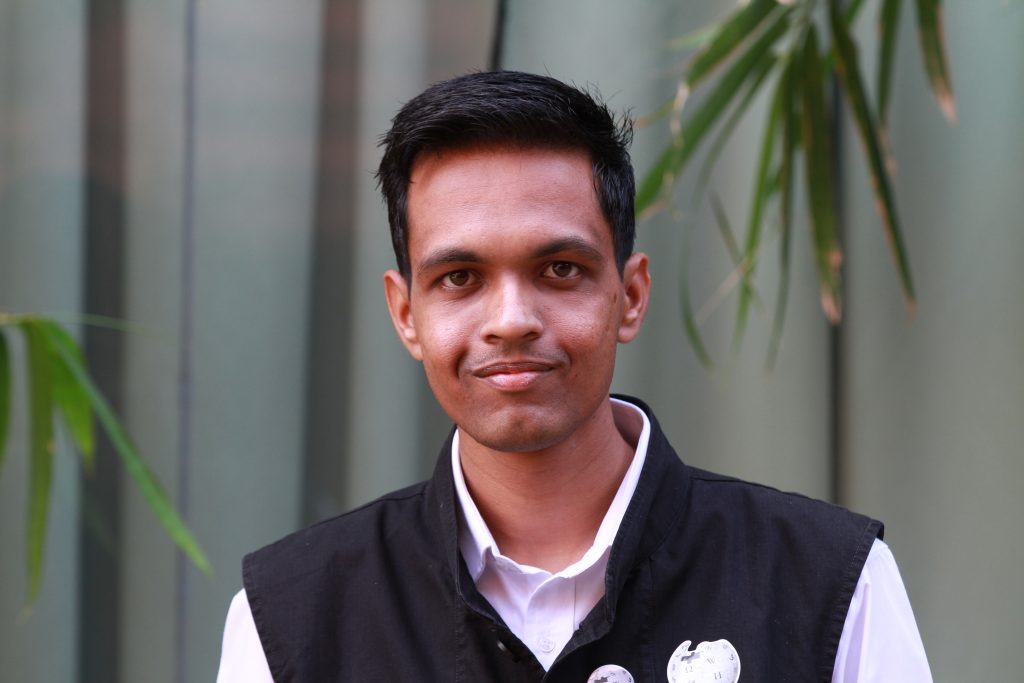 Profile picture of Wikipedian Abhishek Suryawanshi. Photo: Jasanpictures. License: CC-BY-SA-4.0